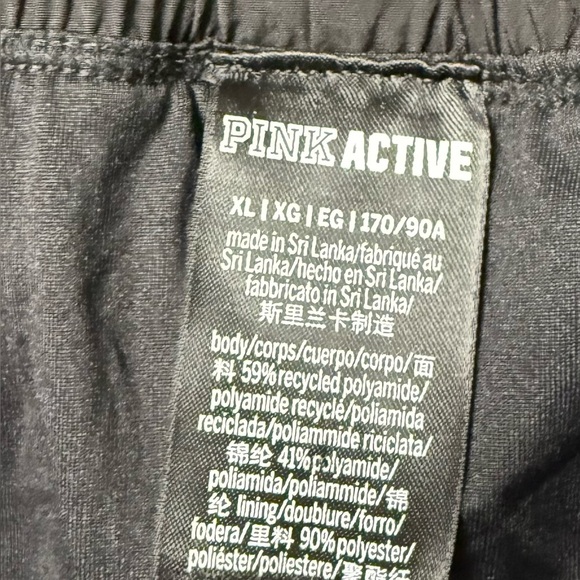 PINK Victoria's Secret Black Athletic Shorts Lightweight Design - Picture 4 of 7